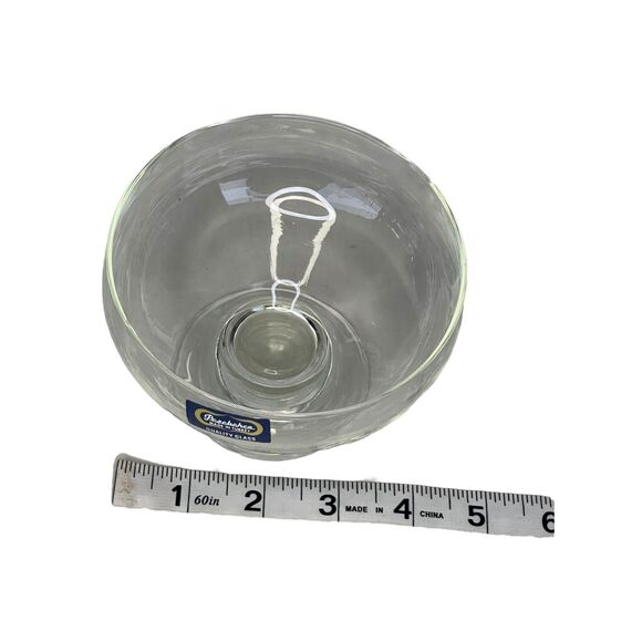 Vintage Pasabahce Turkey Clear Quality Glass Sherbet Ice Cream Bowls - Set of 4 - Picture 6 of 7